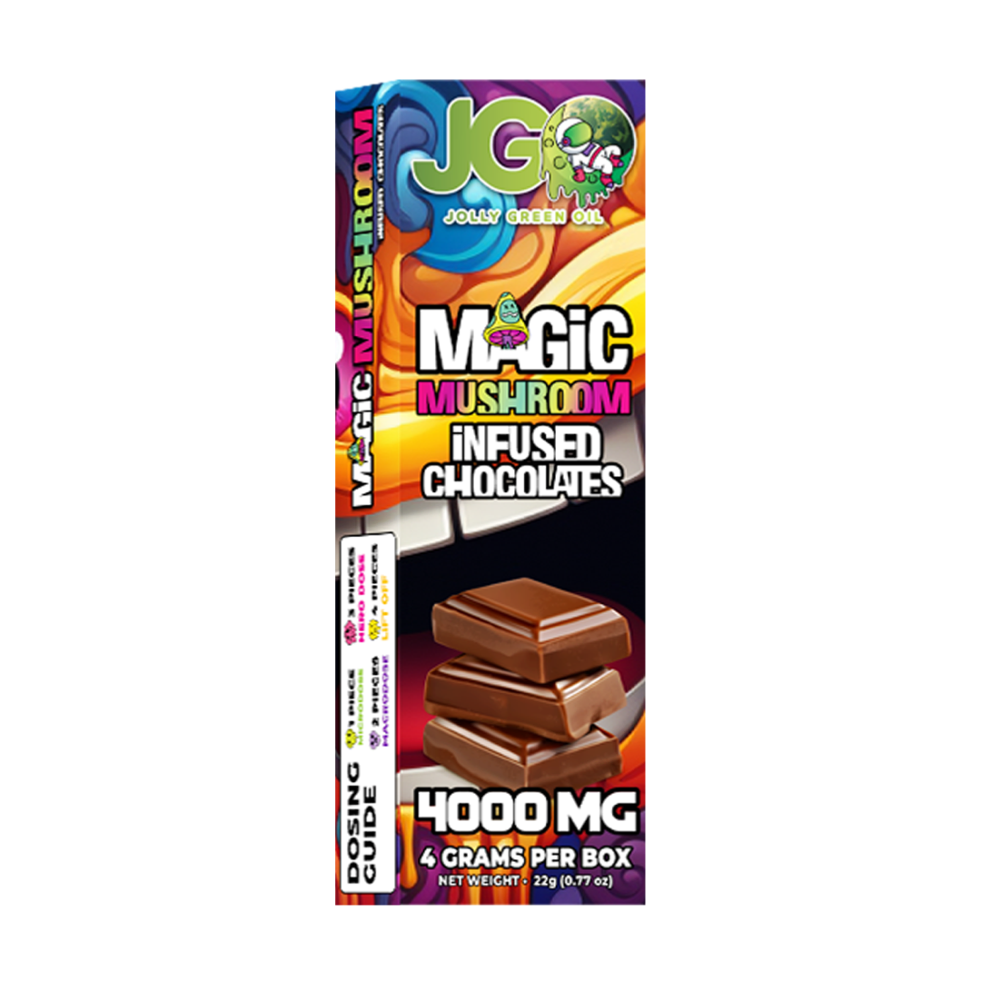 Legal Magic Mushroom Chocolates by JGO β nootropic and herbal blend designed to mimic psilocybin-like effects without actual mushrooms